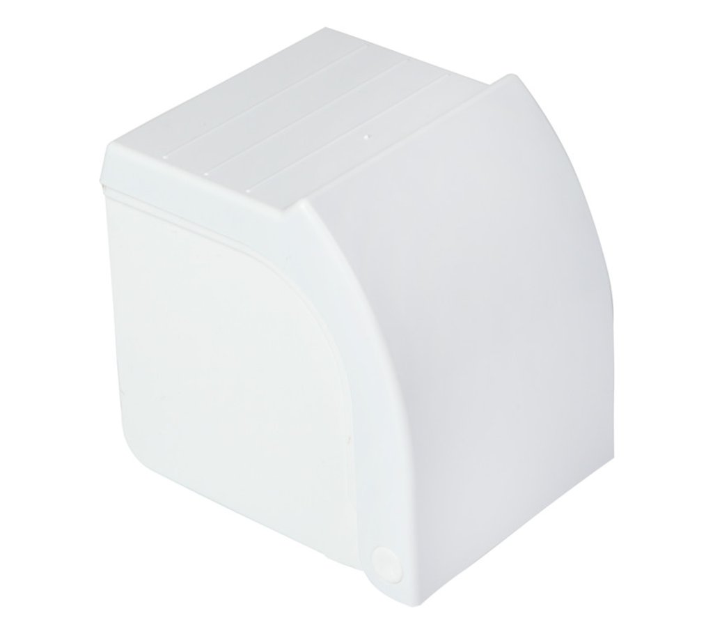 Фото - Тримач для туалетного паперу Ekodeo Тримач туалетного паперу  Tex пластиковий білий L9100WH 
