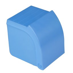 Фото - Тримач для туалетного паперу Ekodeo Тримач туалетного паперу  Tex пластиковий синій L9100BL 