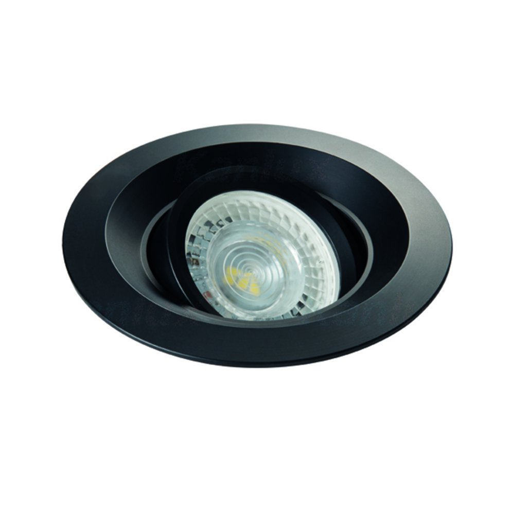 Фото - Точечный светильник Kanlux Точковий світильник COLIE DTO-B GX5,3 /GU10 35ВT чорний 26743 