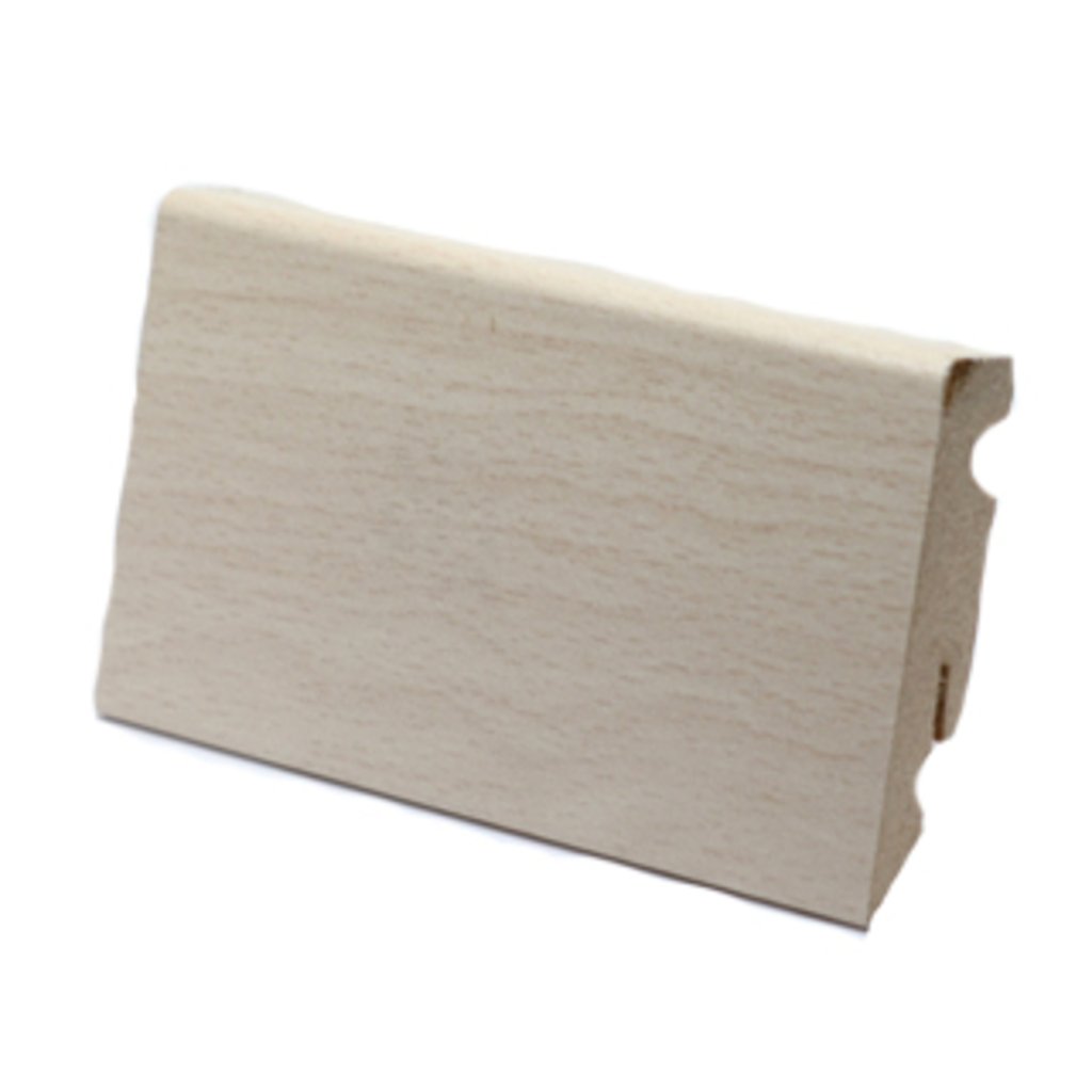 Плінтус MDF FOBU006 Бук білий 58х14х2400 мм
