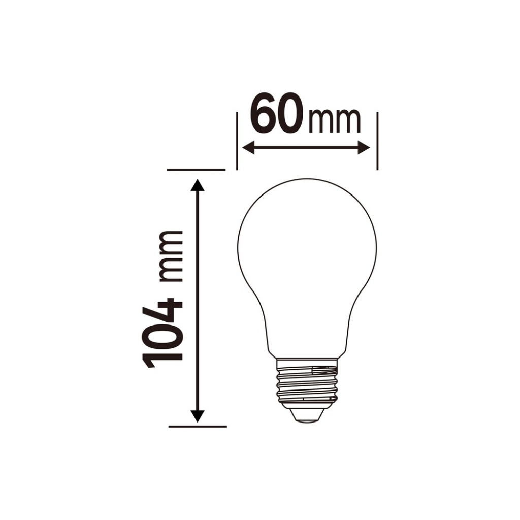 Лампа LED Lexman Milky E27 5.9W 806LM 4000K (86577599) - придбати в ...