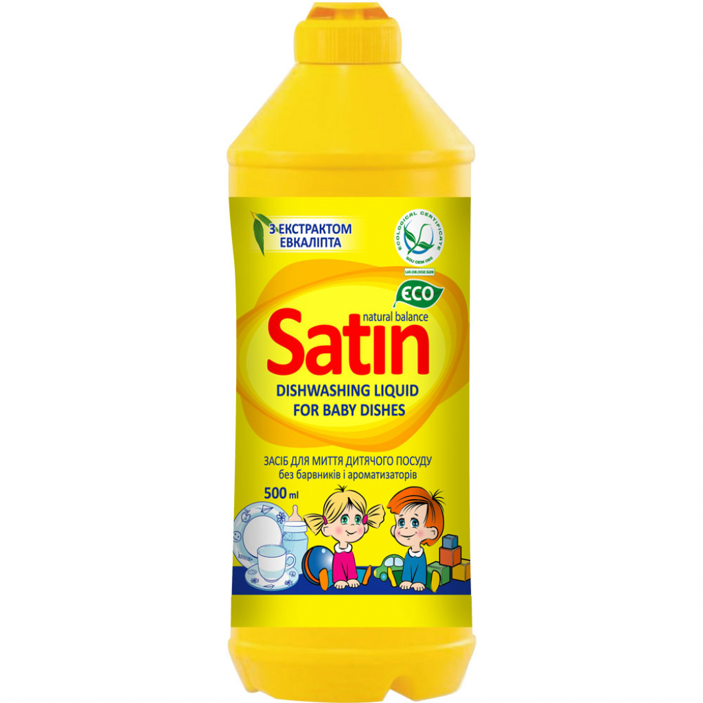Photos - Dish Soap Засіб для миття дитячого посуду Satin Natural Balance 500мл (