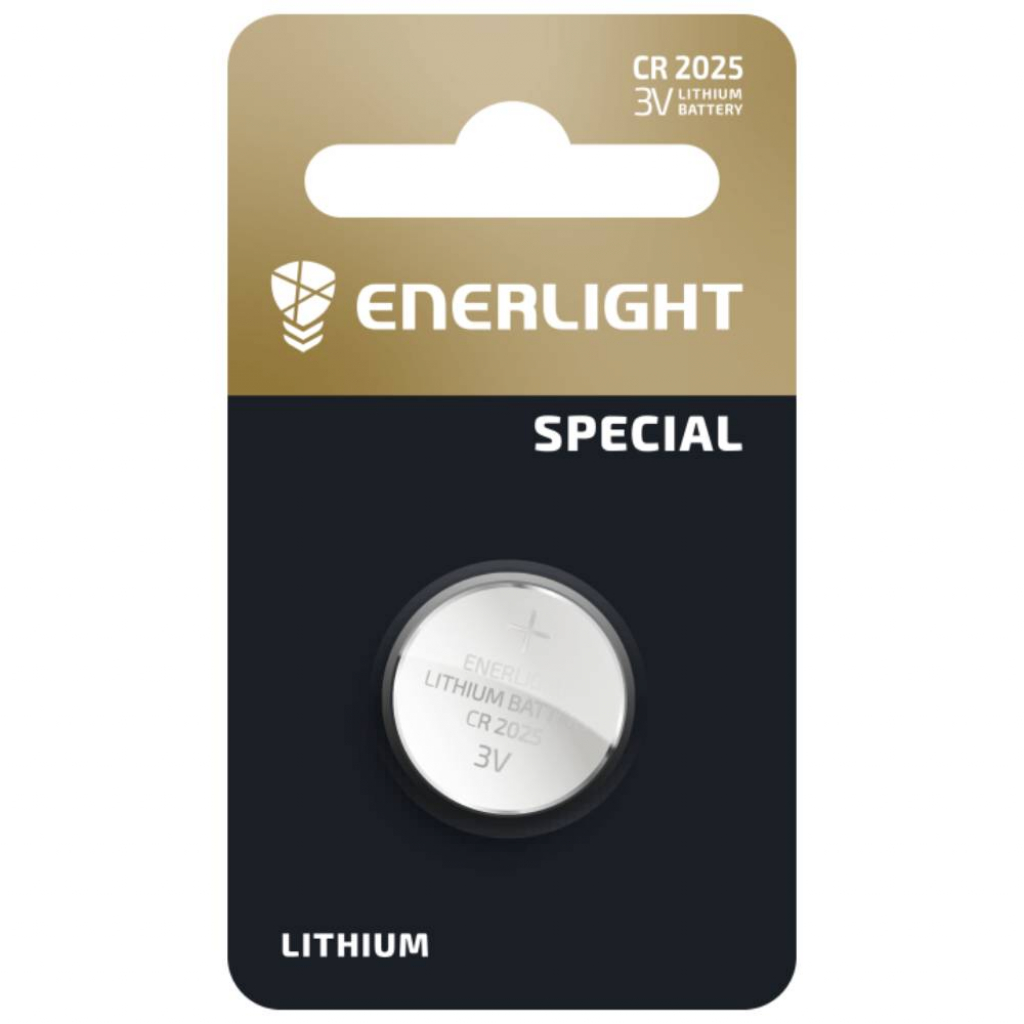 Батарейка Enerlight Lithium CR 2025 BLI 1 шт (70250101) - придбати в ...