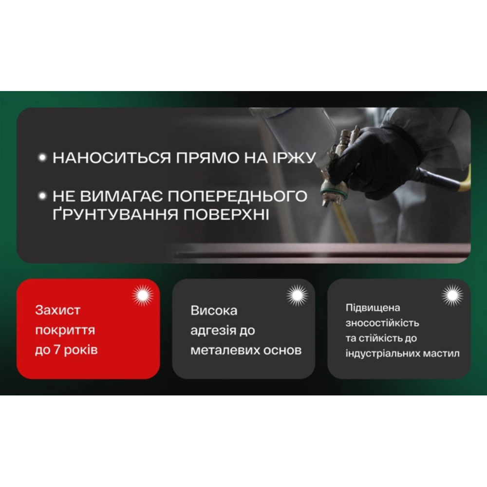 Ґрунт-емаль 3в1 Корабельна графіт 0.7 кг