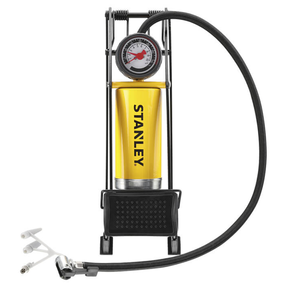 Насос ножний Stanley з манометром (STHT80894-1)
