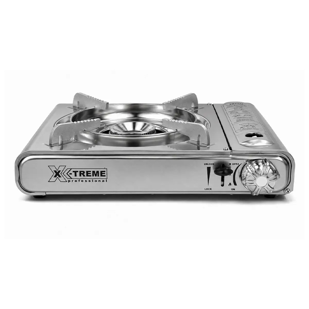 Плита газова туристична одноконфорочна нерж X-Treme ZD-6900S в кейсі